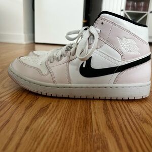 Nike Women's High-Top Sneakers - Pink and Black